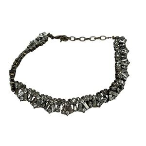 Baublebar Rhinestone Necklace Collar Wedding Prom Vintage Feel